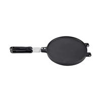 Xiuganpo Machine à Rouler les œufs, Outil de Presse à Cône de Gaufre Antiadhésif pour la Cuisine Domestique, Alliage D'aluminium Noir de 43.5cm