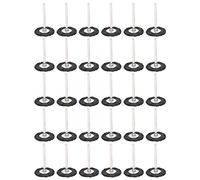 Xiuganpo Mini Jeu de Roues à Brosse pour L'élimination de la Rouille de | Roues à Fil Plat de 1 Pouce de Diamètre Extérieur, Trou D'arbre de 3mm, Adaptées aux Outils Rotatifs, pour le Nettoyage des
