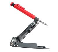 Xiuganpo Outil de Traçage Multifonctionnel, Règle de Bord de Boussole pour le Travail du Bois, Jauge de Contour en Alliage d'aluminium avec échelle Claire pour le Marquage de Lignes Parallèles et