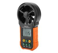 Xiuganpo PM6252A Anémomètre Numérique de Haute Précision avec Grand écran LCD Compteur de Vitesse du Vent Portable pour les Amateurs de Météorologie 292 G Sac Noir Léger Inclus
