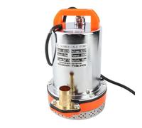 Xiuganpo Pompe à Eau Submersible DC 12 V 24 V 3000 L/H, Levage de 8 M, Sortie 1 Pouce, Alimentée par Batterie Solaire, pour étang, Jardin, Ferme, Irrigation, Drainage de Piscine, Drainage