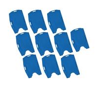 Xiuganpo Porte-badge à Double Carte d'identité, Double Stockage de Cartes, Utilisation Horizontale et Verticale, Porte-carte Face, badge Robuste avec Trous Renforcés, pour Bureau, école, Salons