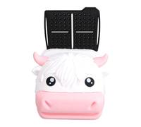 Xiuganpo Porte-notes Highland Cow, Organisateur de Bureau imprimé en 3D | Porte-Notes en PLA avec Fente pour Stylo, 3 Pochoirs pour Pages Lignées ou à Points, Compatible avec Notes de 7,6 X 7,6 Cm,