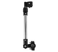Xiuganpo Porte-parapluie de Vélo en Acier Inoxydable Durable, Support Rétractable pour Landau MBC, Direction Réglable à 360 °, Convient au Guidon de 2 à 2,5 Cm