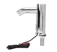 Xiuganpo Robinet D'évier sans Contact, Capteur de Mouvement Commercial | Luminaire de Salle de Bain Automatique, Corps en Acier Inoxydable, Fonctionne sur Piles 4xAA, Filetage G1/2, 0,1-0,6 MPa,