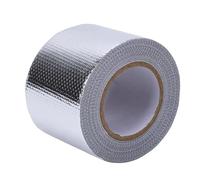 Xiuganpo Ruban Réfléchissant la Chaleur, Résistance à la Température de 800 °F, Ruban Adhésif Haute Température Facile à Couper, d'isolation Thermique avec Barrière Réfléchissante pour Moteur