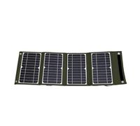 Xiuganpo Solaire Portable Pliable pour le Camping | Chargeur Léger USB C et USB A, Support Réglable avec Affichage LED, efficacité pour Téléphones, Banques D'alimentation,