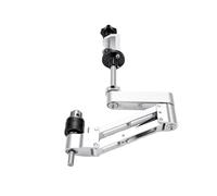 Xiuganpo Support de Taraudage, Bras de Taraudage pour Opérations Horizontales Verticales de Voyage de 130 Mm, Support de avec Mandrin de 1,5 à 10 Mm, Double Méthodes de Montage pour les Projets
