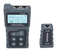 Xiuganpo Testeur PoE avec Portée de Test de Câble de 600 M | Boîtier ABS Testeur de Câble Ethernet Identification Automatique pour Test CAT5 CAT6 de sécurité Boucle
