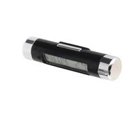 Xiuganpo Thermomètre D'horloge électronique à Rétroéclairage LED pour Voitures, Design Innovant et Portable, Parfait pour L'installation du Tableau de Bord, Comprend un Clip de Sortie D'air