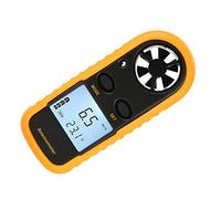 Xiuganpo Thermomètre Numérique Portatif de Vitesse du Vent, Anémomètre à Affichage LCD pour Activités de Plein Air Camping Randonnée Pêche en Plastique