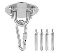 XIUsheUA Crochet Plafond Support de Suspension en Acier Inoxydable 304, Crochet Plafond for hamac, Cintre d'ancrage for entraînement Gymnastique, Kit Suspension aérienne, Fixe pour Salle de Gym, Yoga