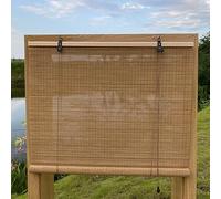 XIUXIU Stores à Rouleau en Bambou pour fenêtre - Stores enroulables pour Maison, intérieur et extérieur - 91,4 x 188 cm (l x H)