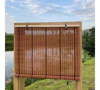 XIUXIU Stores enroulables en Bambou pour fenêtre, Stores enroulables pour Maison, intérieur et extérieur, terrasse, F61 x 121,9 cm (l x H)