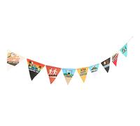 Xixian 10 Pièces Bannière de Fanion de Caméra Colorée, Banderole Drapeau à Ficelle pour la Décoration Tente Fête en Plein Air, Guirlande en Tissu Résistant au Vent pour événement Cour Festival