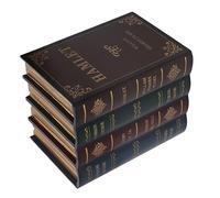 Xixian Boîte à Bibelots de Livre Vintage, Rangement en Simili Cuir avec Bords de Page Dorés, Organiseur Bureau Déco pour la Maison, le Bureau, le Salon, les Souvenirs Bijoux (Grande)