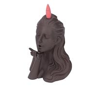 Xixian Brûleur d'encens à Reflux en Forme de Corps Humain, Porte-fumée en Cascade, Diffuseur de Cône Sable Violet pour la Maison, Le Bureau, la Décoration d'ambiance Salle Yoga Zen, Aide à