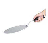 Xixian Pelle à Pizza Ronde en Acier Inoxydable - Plateau de Transfert de Cuisson 10" pour Pizzas, Biscuits, Crêpes
