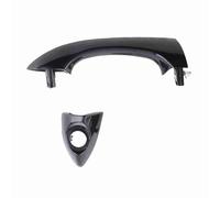 Xixian Poignée de Porte côté Droit pour X5 E53 RHD Noir Brillant Pièce de | Matériau ABS, poignée extérieure extérieure, convient aux modèles X5 E53 1999-2006 à conduite à droite, remplacement direct