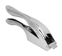 Xixian Presse-ail 2 en 1 avec Lame en Acier Inoxydable, Broyeur de Style Dauphin pour Noix de Gingembre, Outil Hachoir avec Poignée Antidérapante, Gadget Cuisine Facile à Nettoyer
