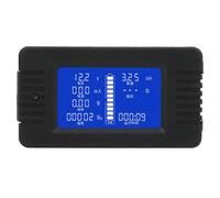 Xixian PZEM-015 Moniteur de Batterie 300A Shunt Affichage LCD Testeur | Mesure la tension, le courant, la puissance des batteries acides et au lithium, s\'adapte aux systèmes solaires, de voiture