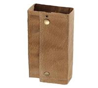 Xixian Sac de Bouteille d'épices en Toile à 9 Poches pour Caméra, Support de Pot d'assaisonnement Extérieur Pliable avec Trous Corde pour Barbecue Pique-Nique Randonnée Stockage Voyage (Kaki)