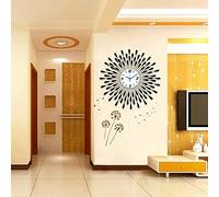 XJBTBA Grandes horloges murales, Style européen créatif Salon Horloge Horloge Murale personnalité Minimaliste Chambre Salle à Manger Horloge à Quartz Montre Murale silencieuse