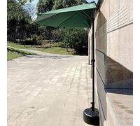 XJBTBA Parasols de Jardin extérieurs Parasols 2,7 M Balcon Patio Demi-Parapluie Pare-Soleil avec manivelle, Parapluie Circulaire Semi-Rond pour Petite terrasse extérieure Jardin Bon