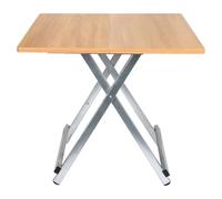XJBTBA Table de carrée Pliable, Table de Bistro Haute pour Patio, Table de Salle à Manger extérieure, Table Pliante Portable (76 x 50 x 74 cm) - Parfaite pour Les terrasses