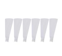 Xjdzineq Lot de 6 ventilateurs de rechange pour plafond intérieur E27 | Remplacement ABS avec moteur sans balais, installation facile pour cuisine, chambre, cave, ménage électrique