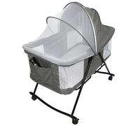 XJING-Lit berceau cododo Bébé Pliable -Dormir confortablement -Avec moustiquaire Roues universelles106*92*55cm