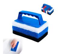 XJLyaya Brosses Éponge Piscine,1 Set Brosse Éponge Ligne de Eau, Eponges, Brosse Piscine Nettoyage, Eponge Salle de Bain, avec Poignée, pour Nettoyer, Bassin, Spa Baignoires, Murs