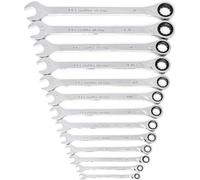 XL Cliquet combiné de clé 13 St., 12 Point - Idéal pour l'utilisation professionnelle et Hobby