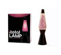 Itotal - Lava Lamp 36 Cm - Black Base And Glitter (Xl2344)
