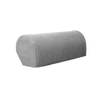 Xlabor Lot de 2 housses de canapé ajustables en Spandex antidérapant protège-accoudoirs pour bras de chaise, canapé, fauteuil HellGrau, normal (2PCS)