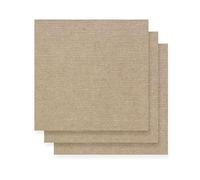 XLIHAWY Dalles Moquette Autocollantes, Moquette Réutilisable, Antidérapantes Dalles Sol pour Couloirs Bureau Installation Facile DIY(Light Brown,17.7x17.7in/5pcs)