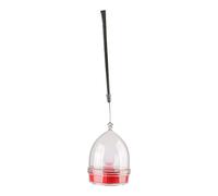 XLWLLNJ 2 Pièces Bougie Solaire LED Flameless Lampe Atmosphère Décorative Étanche Simulation Électrique Fonction Solaire Convient pour Repas Balcon Fête de, Éclairage Rond Rouge
