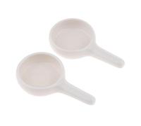 XLWLLNJ 2 Pièces Plat Remplacement Brûleur Huile Céramique sous-tasse Bougie Adapté pour Cadeau Décoration Maison, blanc, comme décrit