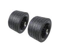 XLWLLNJ 2 Roues Rechange pour Chariot, pneus brouette, Accessoires pour Tondeuse à Gazon, pneus antidérapants pour Camping et Plage, 7 Pouces Tank 0.8cm