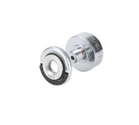 XLWLLNJ Adaptateur de Verrouillage pour Meuleuse Embout Fileté Base Circulaire Anneau de Verrouillage Flasque de Serrage Acier Carbone Résistant Maintien, 5/8-11