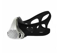XLWLLNJ Appareil d'Entraînement à l'Oxygène Masque d'Altitude Entraîneur Respiratoire Dispositif de Résistance Respiratoire Accessoire de Sport Ajustable en, Argent, M