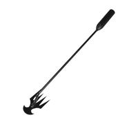 XLWLLNJ Arrache-Mauvaises Herbes Manuel Extracteur Plantes Indésirables Outil Désherbage Tête Compacte Fabrication en Acier Inoxydable Utilisation Jardin, 50 Cm