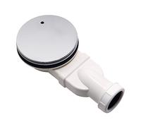 XLWLLNJ Bonde de Extraplate, Remplacement de Bonde Latérale, Bonde En PVC, Siphon pour Receveur de, Salles de Bains et Piscines, ARGENT