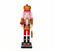 XLWLLNJ Casse-Noix Chef 25 Cm Festif Figurine Casse-Noix Chapeau Chef Résistant Personnage Décoratif Peint à la Main pr Espaces Familiaux, Style C