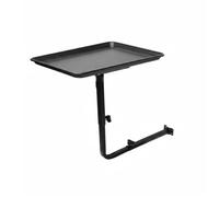 XLWLLNJ Chariot à Outils de Salon Réglable Plateau de Coiffeur Rotatif Support pour Outillage de Coiffure Desserte Stable et Légère en Alliage d'Aluminium Adapté aux Barbiers et, Black
