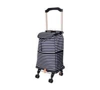 XLWLLNJ Chariot Pliant Utilitaire à Roues avec Poignée Télescopique En Alliage D'Aluminium Plateforme Pliable pour Transporter Bagages et Marchandises Adapté, avec sac de rangement