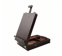 XLWLLNJ Chevalet de Table Boîte de Peinture Boîte à Croquis Coffret d'artiste Transformable en Poste de Travail Couvercle Servant de Chevalet et Compartiments, Color to 3