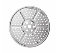 XLWLLNJ Cuiseur Vapeur Acier Inoxydable Support Perforé Haute Résistance Pieds Détachables Répartition Chaleur Optimale Adapté à Toutes Marmites Cuisine Maison Vapeur, 19-8cm