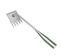 XLWLLNJ Désherbeur Manuel Outil de Jardinage Arrache-racines Cultivateur avec Quatre Dents en Acier Manganèse Poignée Ergonomique Antidérapante Fonction, Ss 5-Dents Plat