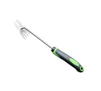 XLWLLNJ Désherbeur Manuel Outil de Jardinage Extracteur Arrache-Racines Griffe en Acier Inoxydable Poignée Ergonomique Angle Incurvé Contrôle Précis Adapté , Désherbeur À Quatre Dents avec Boîte